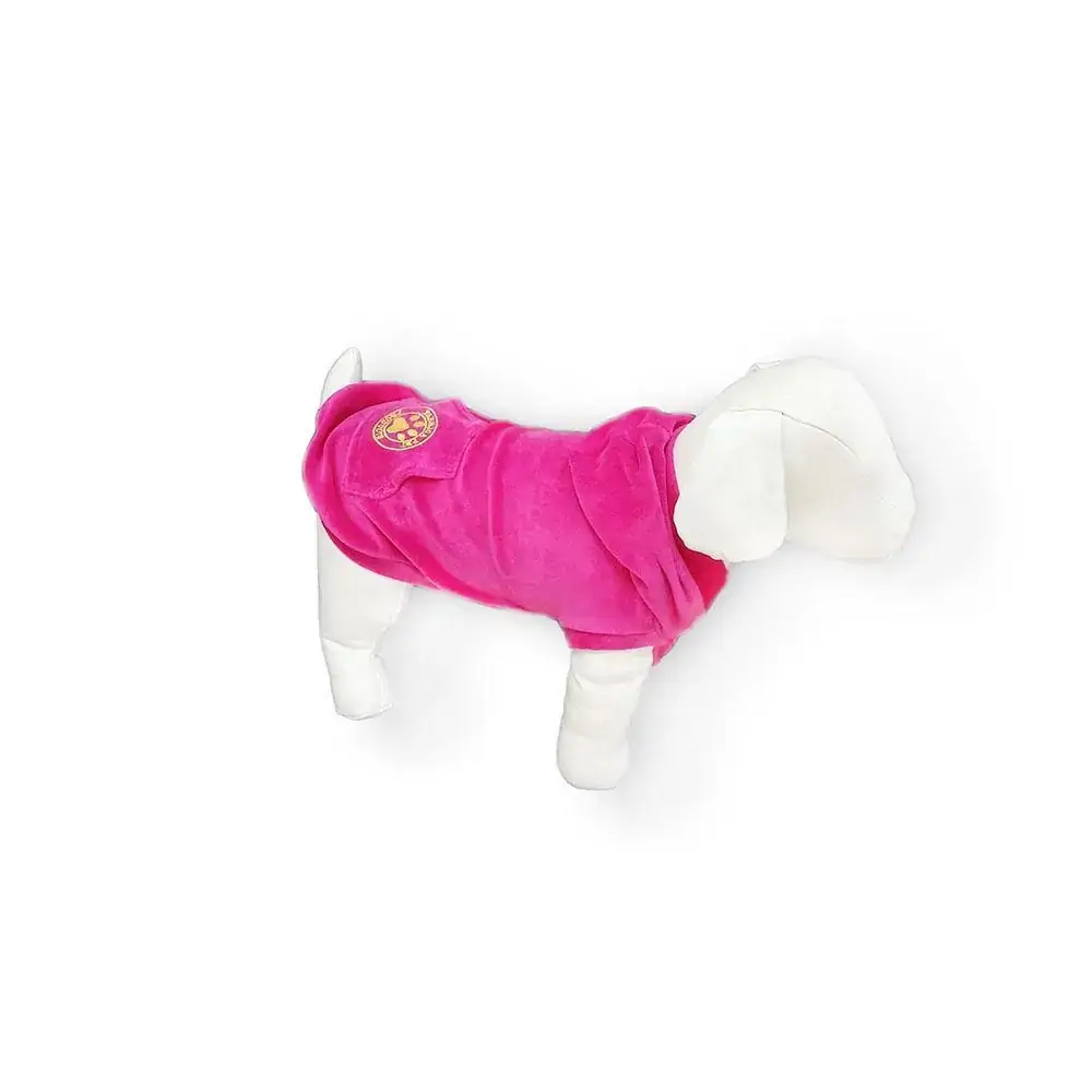 Blusa Com Capuz Plush Rosa N°5