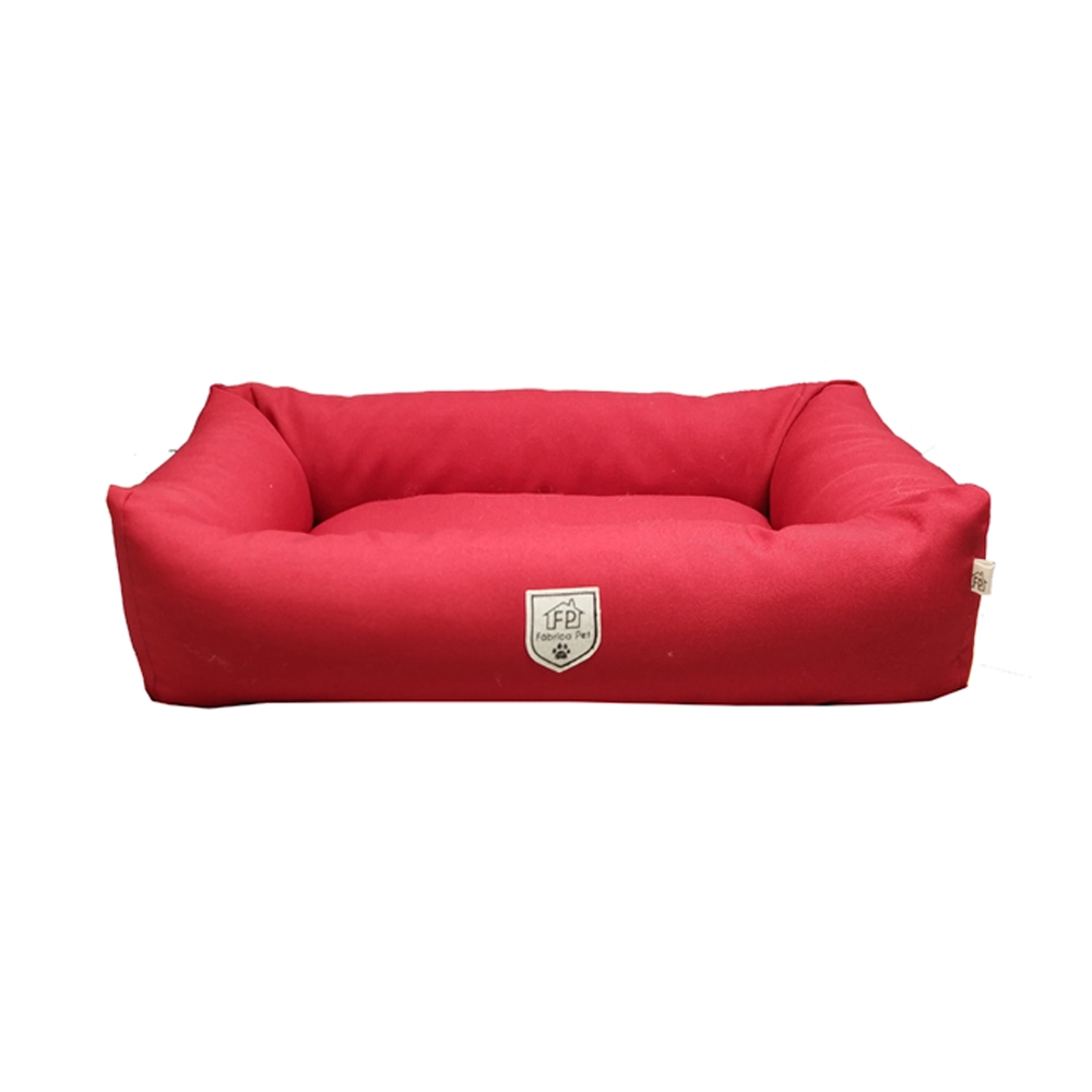 Cama Retangular Vermelha Fábrica Pet P