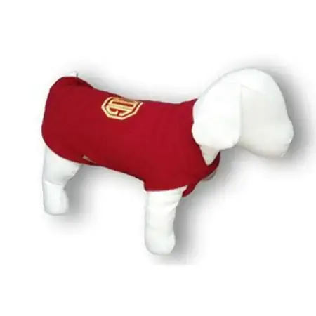 Blusa Para Cães Soft Canelada Vermelha
