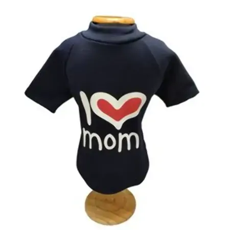 Blusa Moletom I Love Mom Vermelha 04