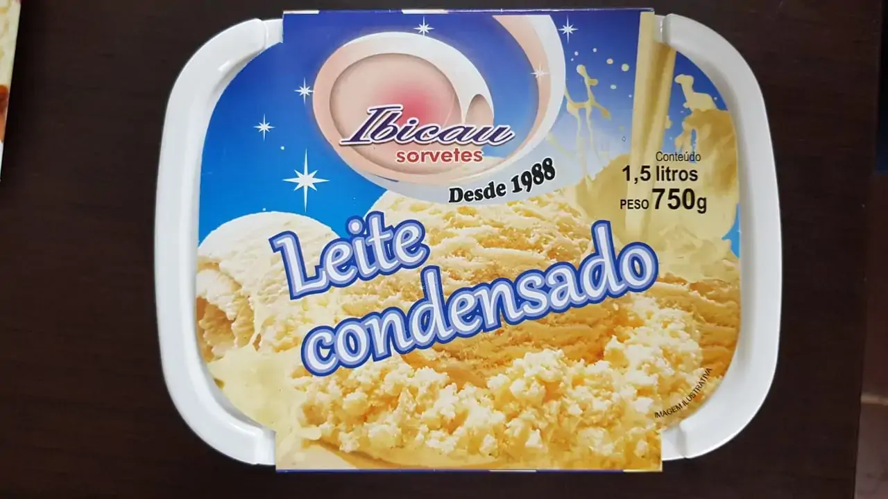 Sorvete Ibicau 1,5l Leite Condensado