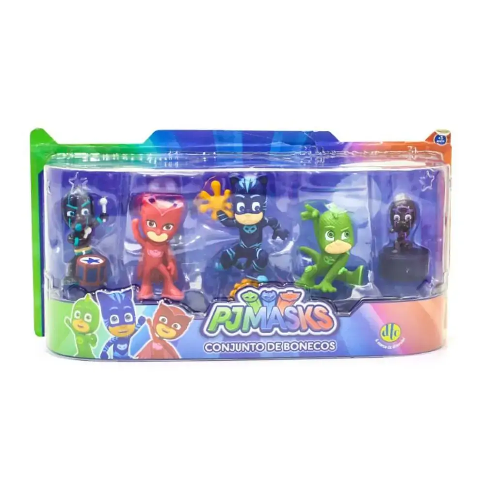 Cj.5 Bonecos Pj Masks