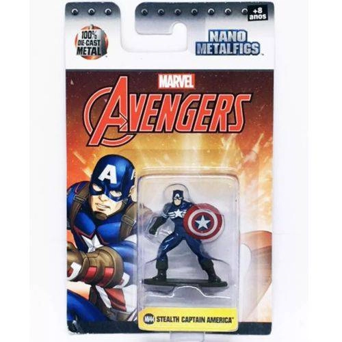 Metals Die Cast Nano Metalfigs Avengers Stealth Captain America Mv44