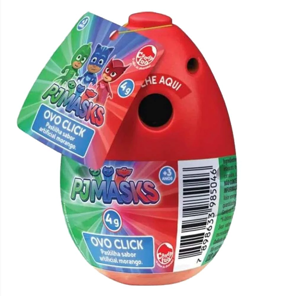 Brinquedo Ovo Click Pj Masks