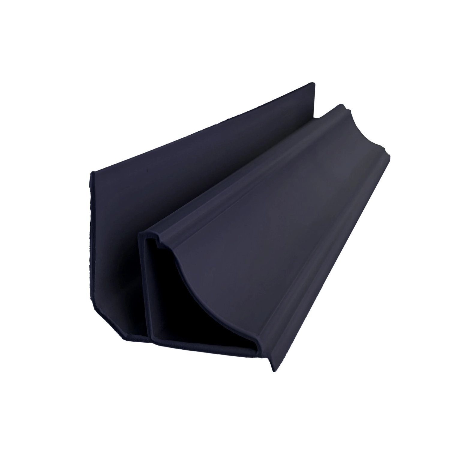 Meia Cana Revestimento Pvc 3,8cmx3m - Caixa Com 5 Barra(s) - Preto