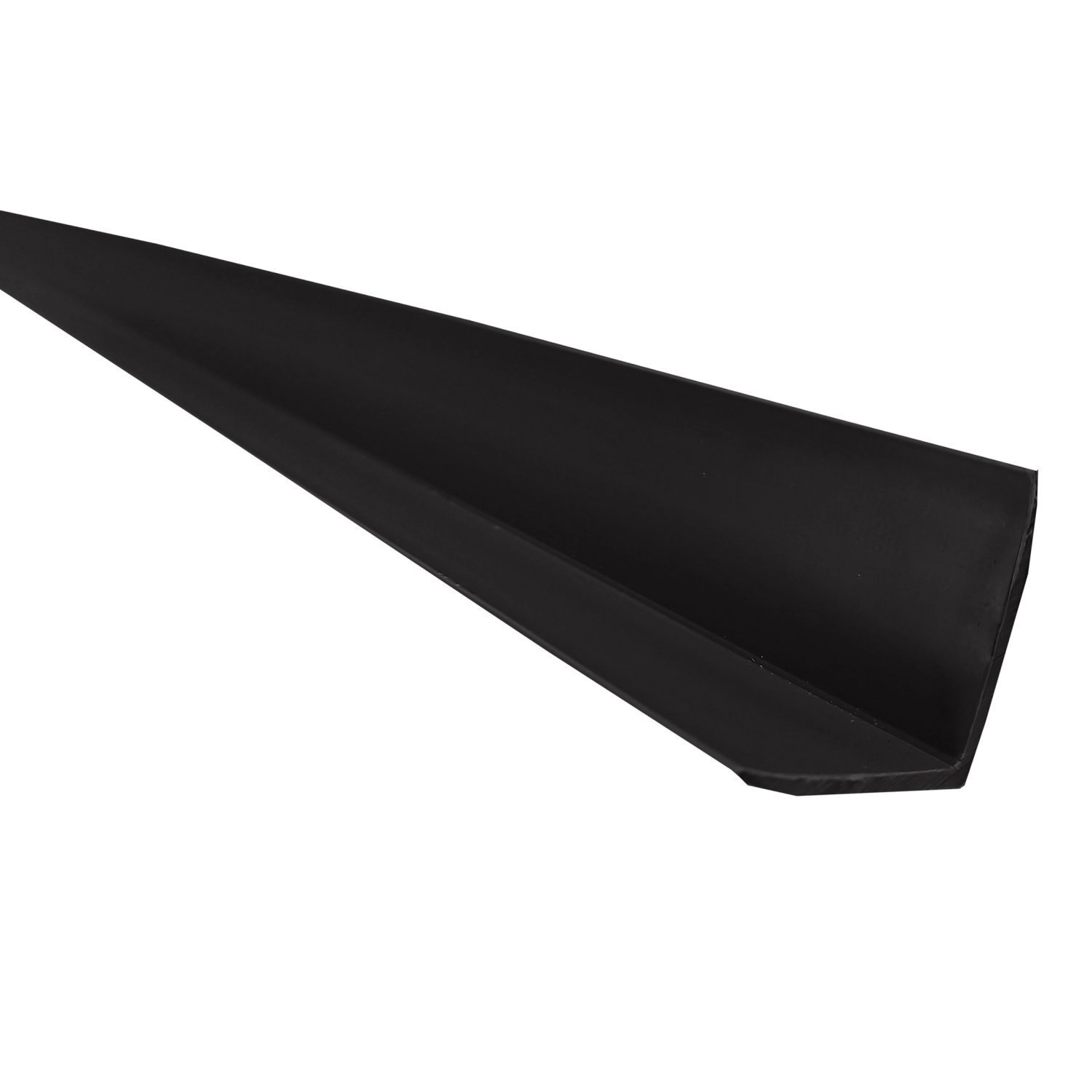 Cantoneira L Pvc Protetor De Canto 25x25mm Barra 300cm - Caixa Com 5 Barra(s) - Preto