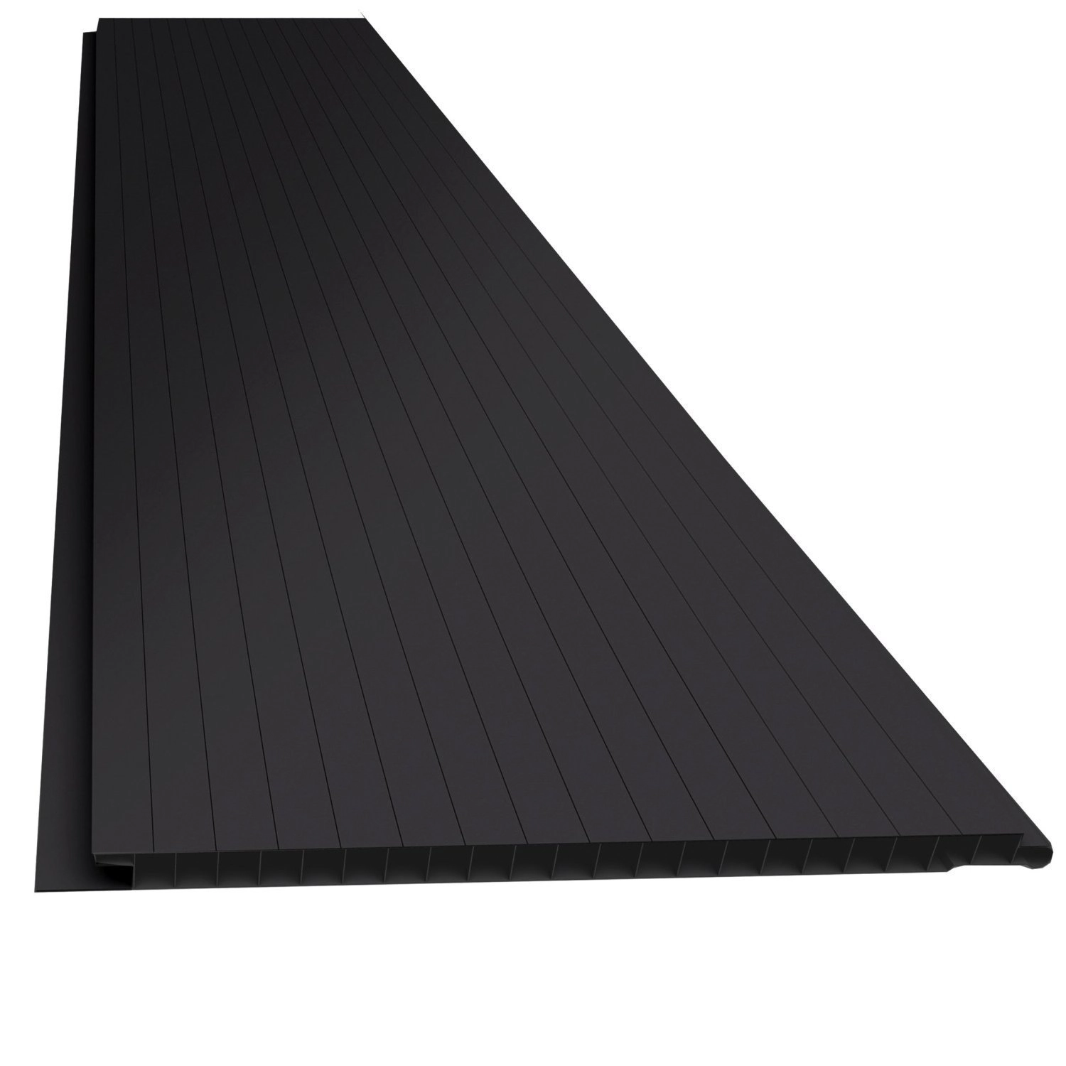 Forro De Pvc 8mmx20cmx3m(6m²) P/ Cxpreto - Caixa Com 6m2 - Preto