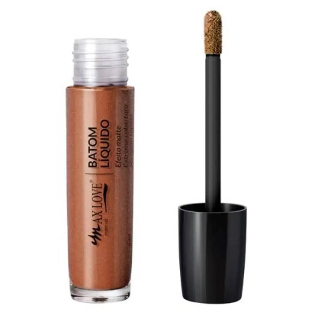 Batom Liq Max Love Metalic 63 Cobre