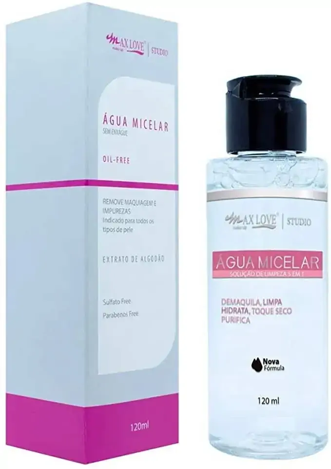 Maxlove Agua Micelar 120ml Rosa