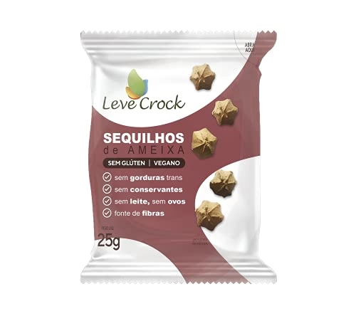 Biscoito Sequilho Ameixa Sem Glúten Leve Crock 25g