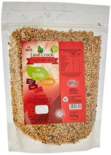 Granola Leve Crock Sem Glúten Com Quinoa E Castanha 500g Sabor Alternativo
