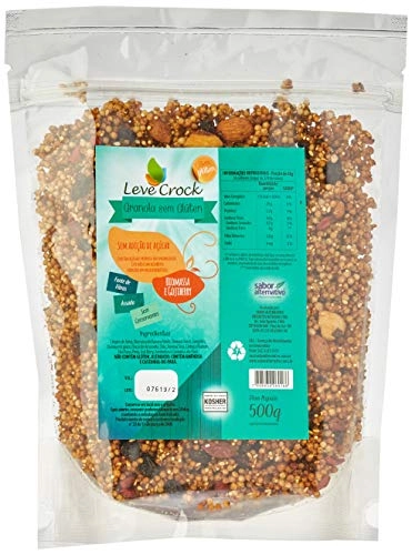 Granola Sem Glúten Com Biomassa E Goji Berry Leve Crock 500g