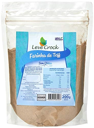 Farinha de Teff Sem Glúten Leve Crock 200g