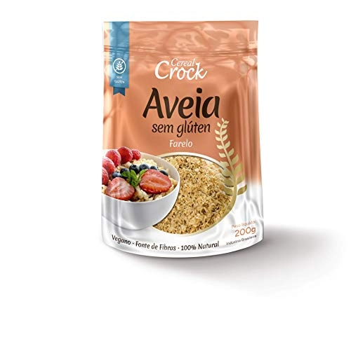 Farelo de Aveia Sem Glúten Leve Crock 200g