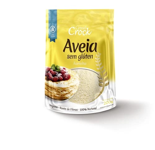 Farinha de Aveia Sem Glúten Leve Crock 200g
