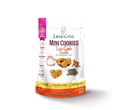 Mini Cookies Low Carb Baunilha 90g