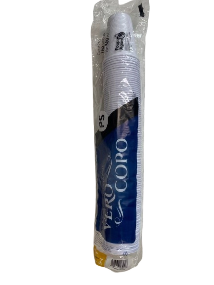 Copo Desc. Verocopo 300ml Bco C/100