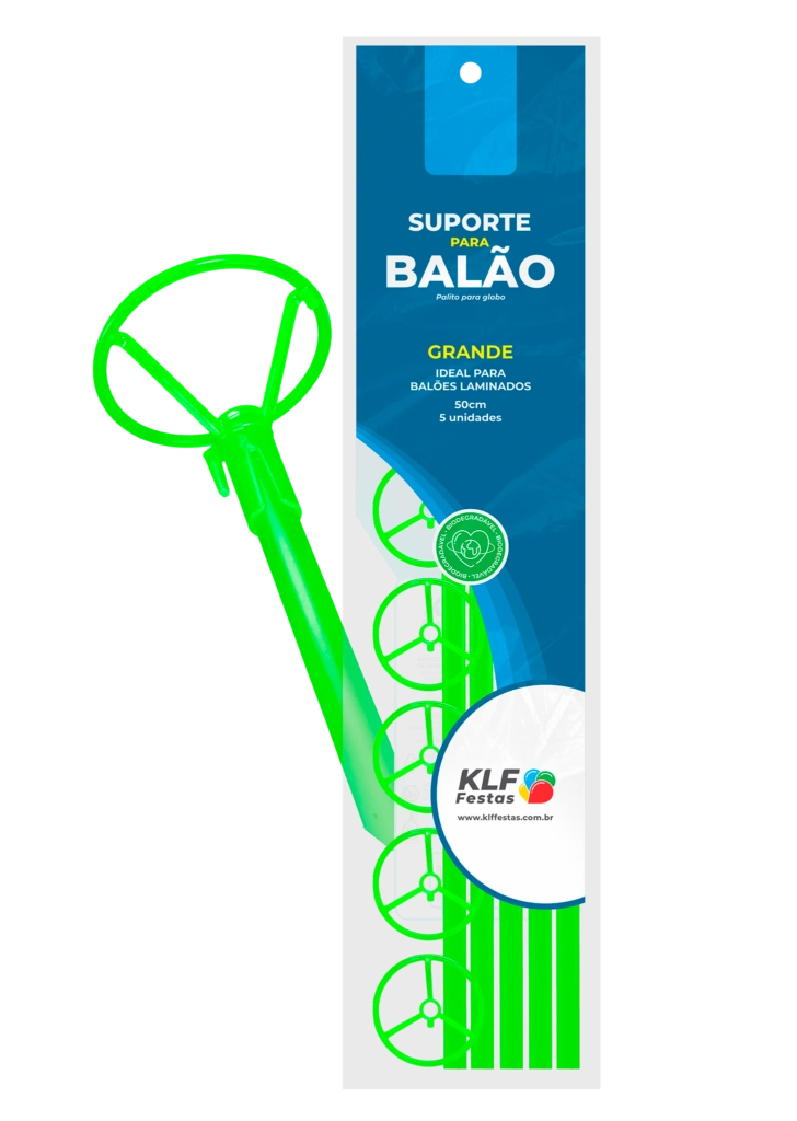 Suporte Para Balao 50cm Verde C/5