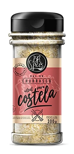 Sal Marinho Para Costela Br Spices Churrasco Frasco 300g