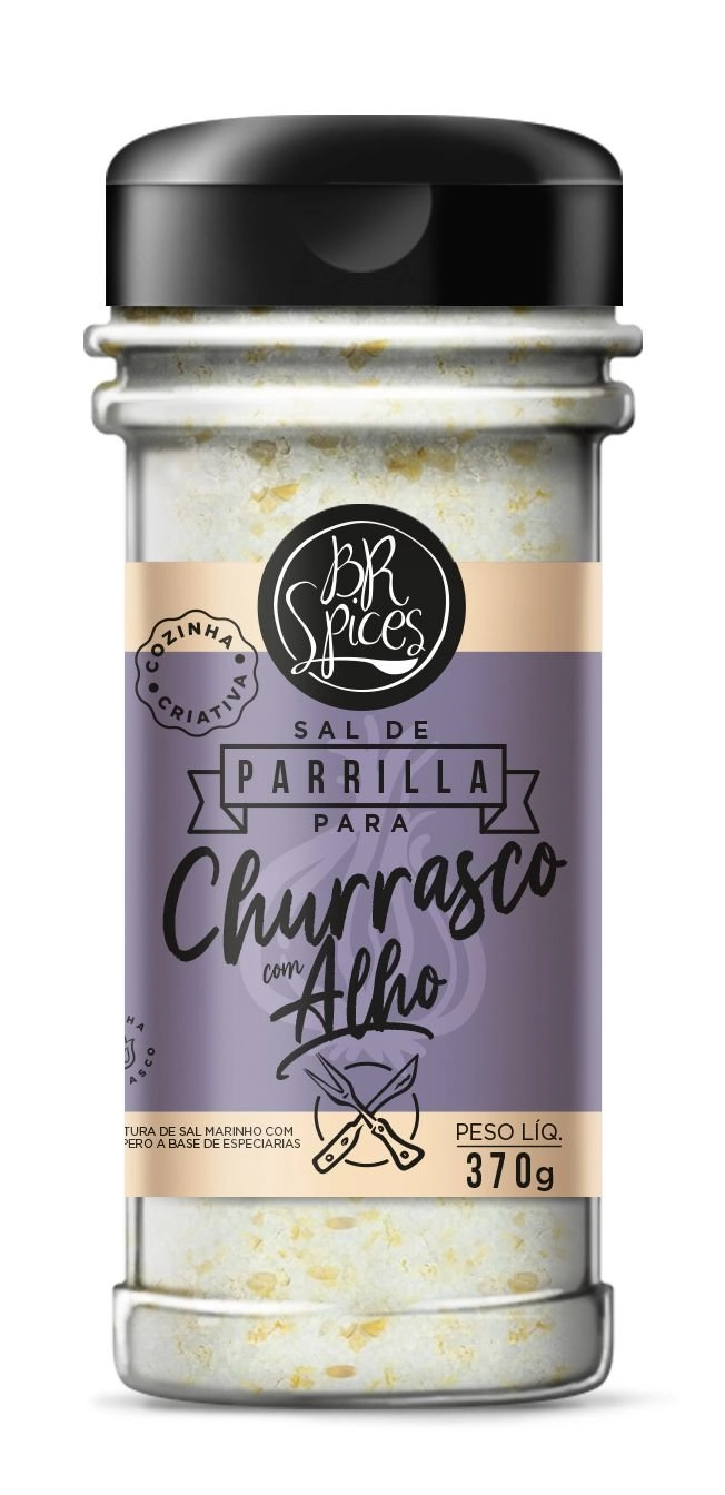 Sal Parrilla Br Spices Com Alho 370G