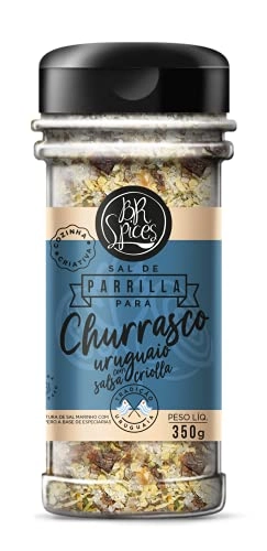 Sal De Parrilla Uruguaio Com Salsa Criolla Br Spices Churrasco Frasco 350g