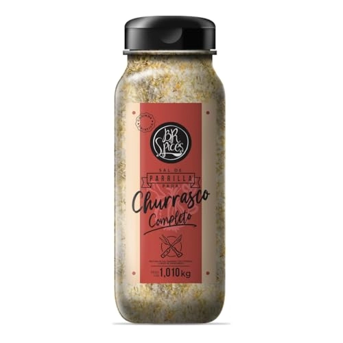 Sal De Parrilla Para Churrasco Completo Br Spices Frasco 1,01kg