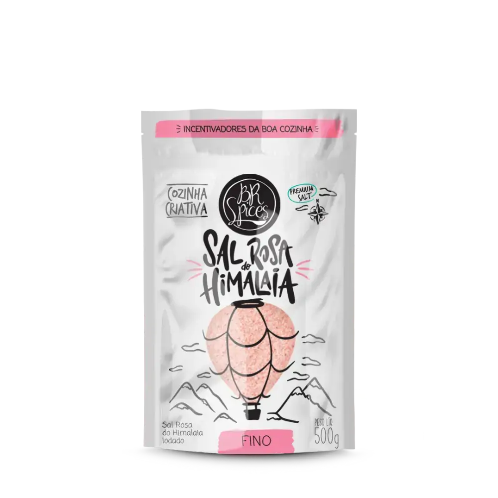 Sal Rosa Do Himalaia Fino Br Spices Salt Selection Pouch 500g