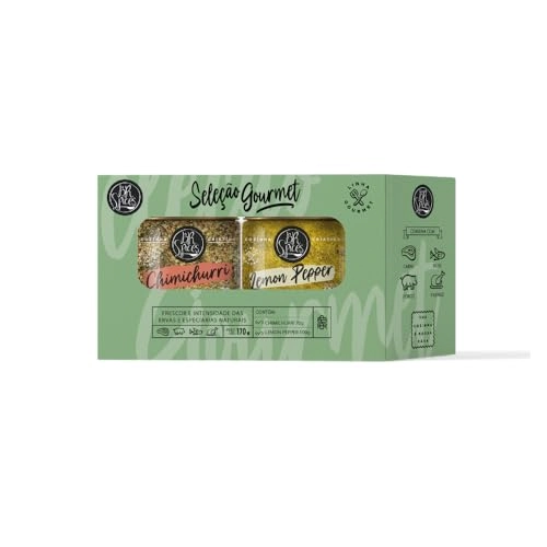 Kit Chimichurri 70g Lemon Pepper 100g Br Spices Seleção Gourmet
