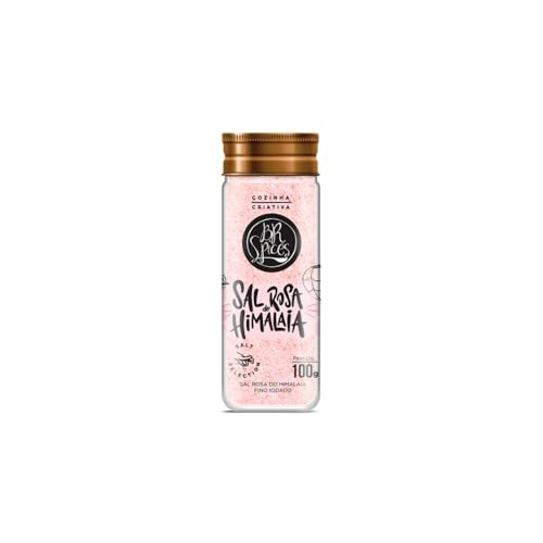 Sal Rosa Do Himalaia Paquistanês Com Tampa Dosadora Br Spices Vidro 100g