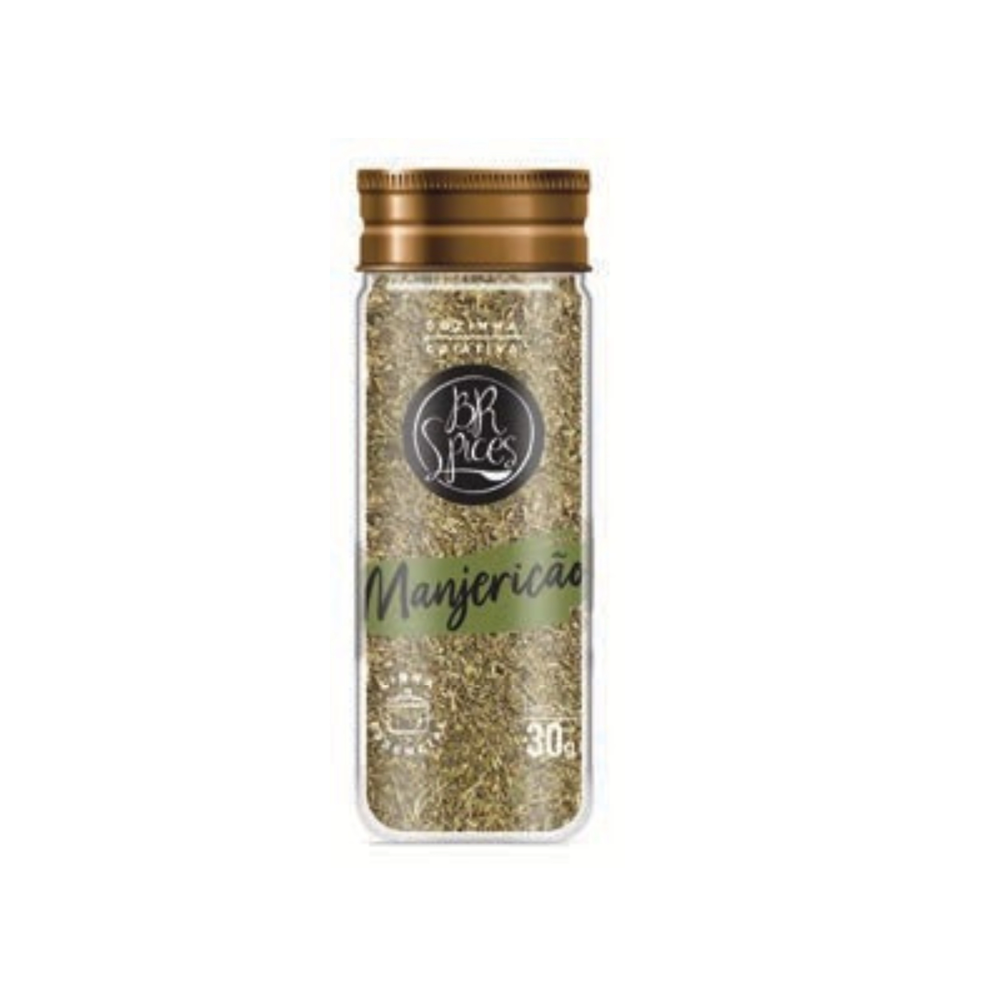 Manjericão Com Tampa Dosadora Br Spices Essencial Vidro 15g