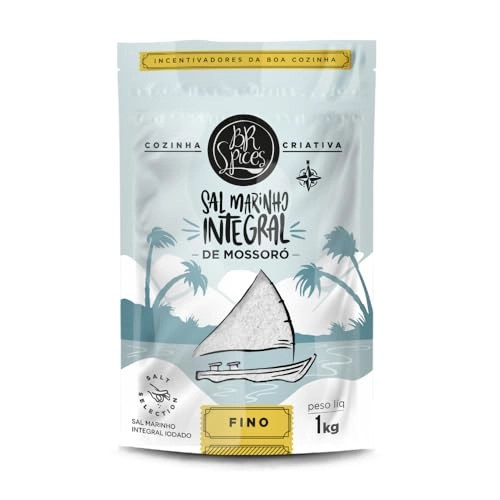 Sal Marinho Fino Integral Br Spices Salt Selection Pouch 1kg