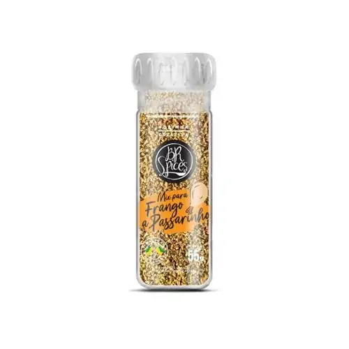 Mix Para Frango A Passarinho Com Moedor Br Spices Vidro 55g