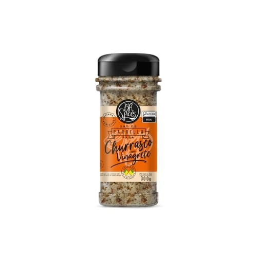 Sal De Parrilla Com Vinagrete Br Spices Churrasco Frasco 300g