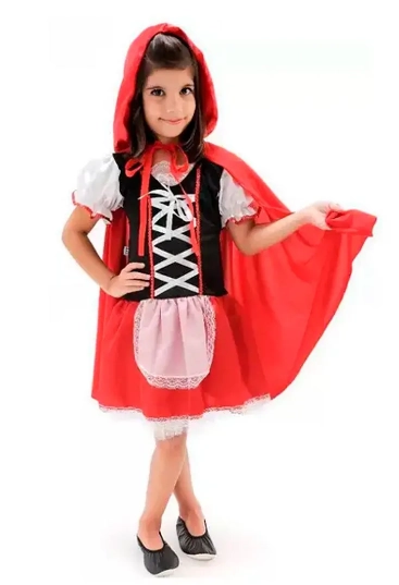 Fantasia Infant Chapeuzinho Vermelho Gg
