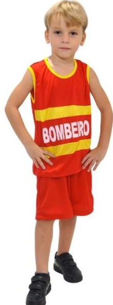 Fantasia Infantil Bombeiro Verao G