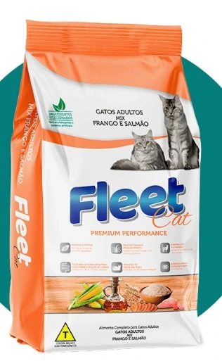 Racao Fleet Cat Fgo Salmao 1kg