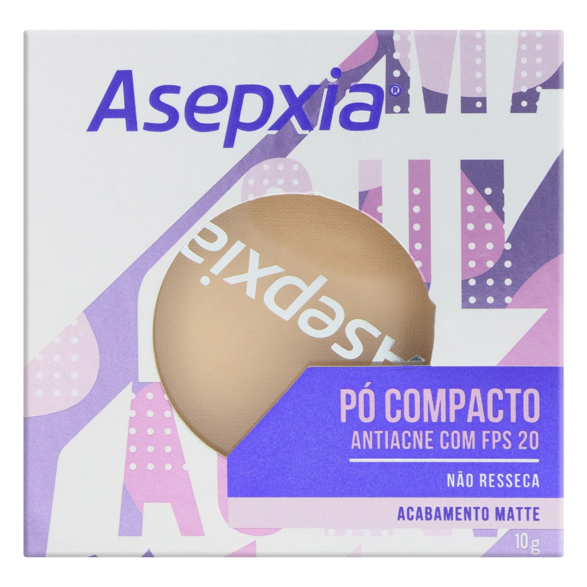 Pó Compacto Fps 20 Bege Claro Asepxia 10g
