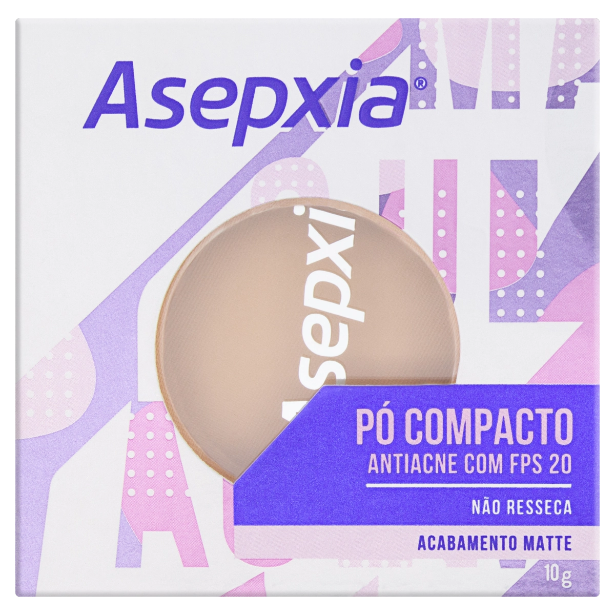 Pó Compacto Fps 20 Bege Médio Asepxia 10g