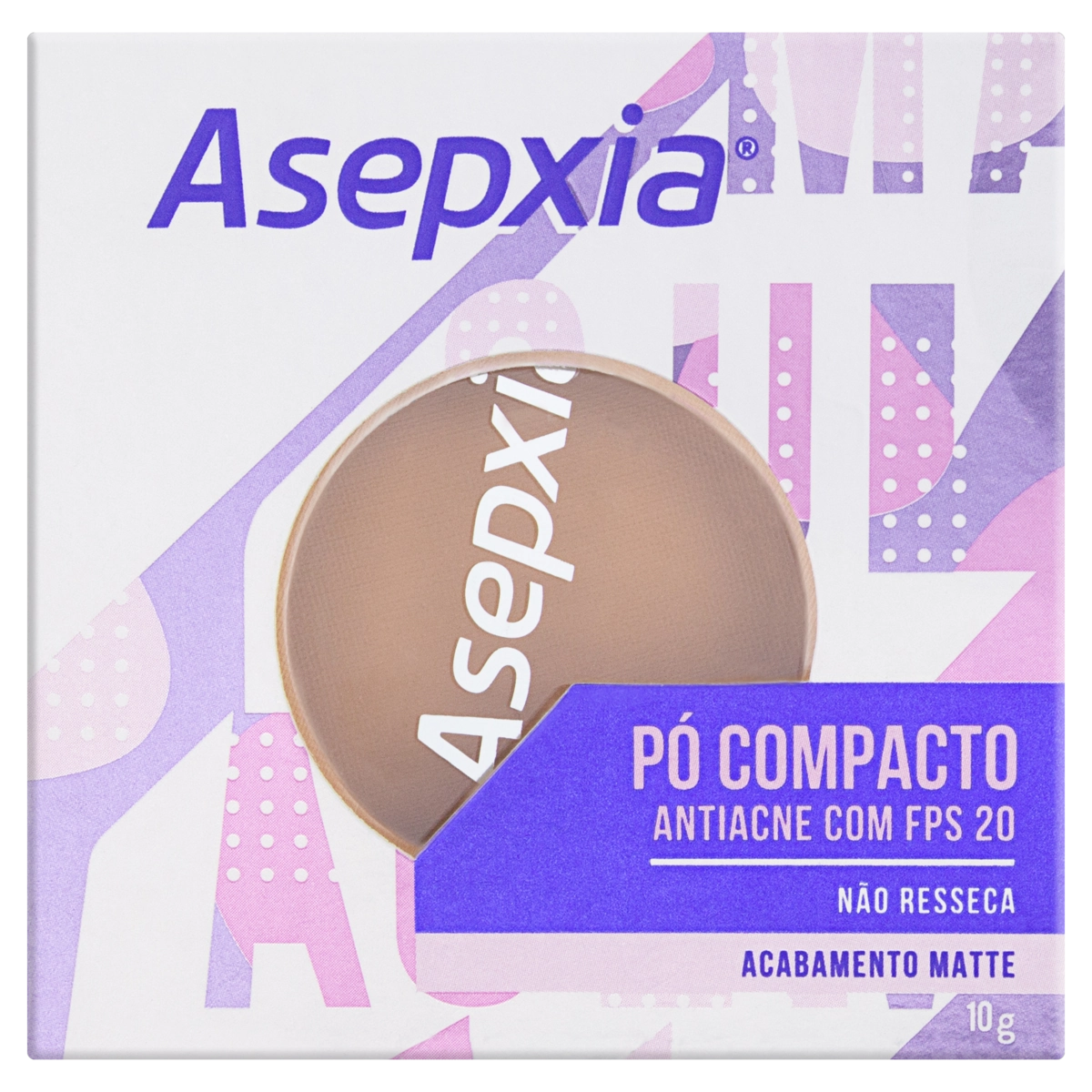 Pó Compacto Fps 20 Marrom Asepxia 10g