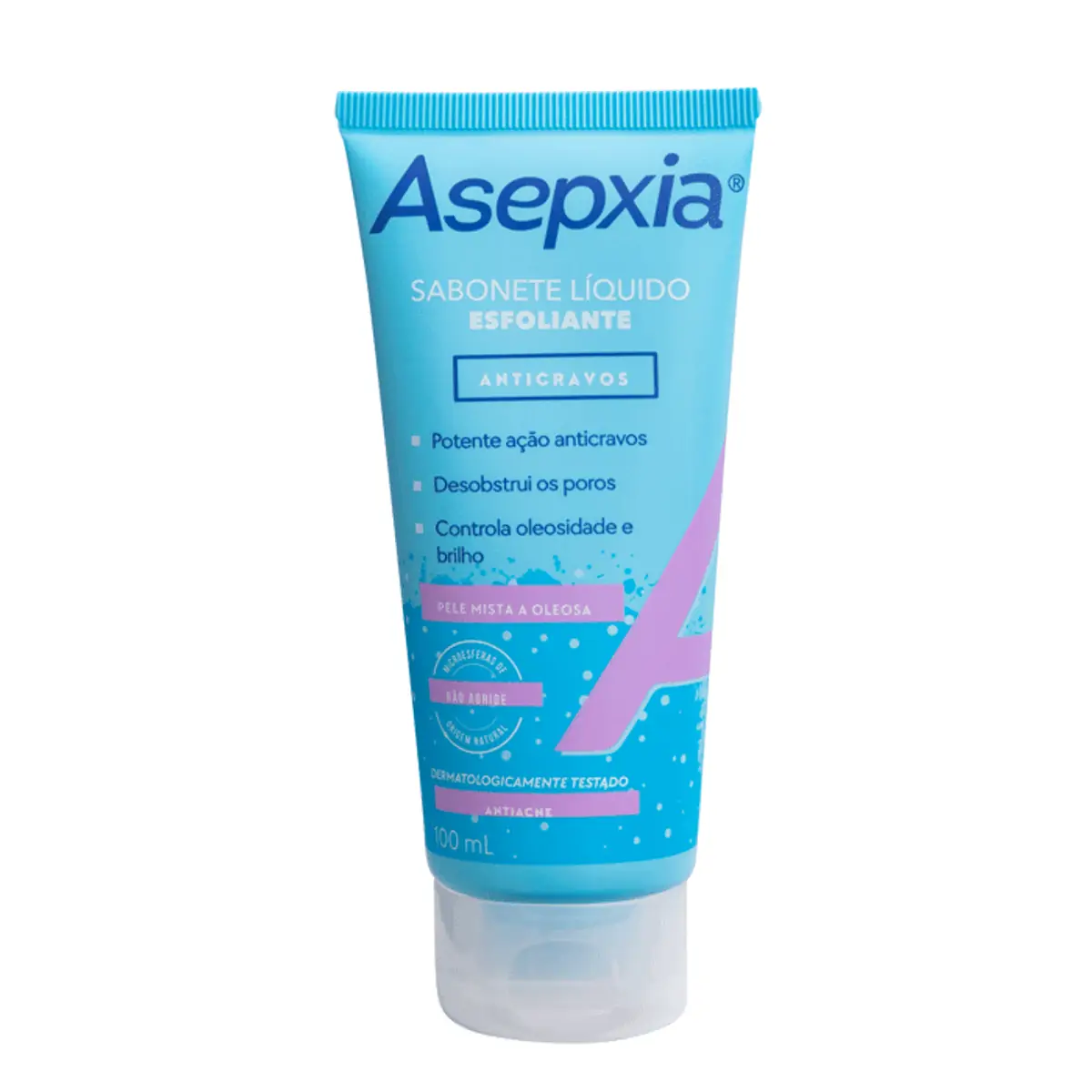 Asepxia Sabonete Liquido Esfoliante 100ml