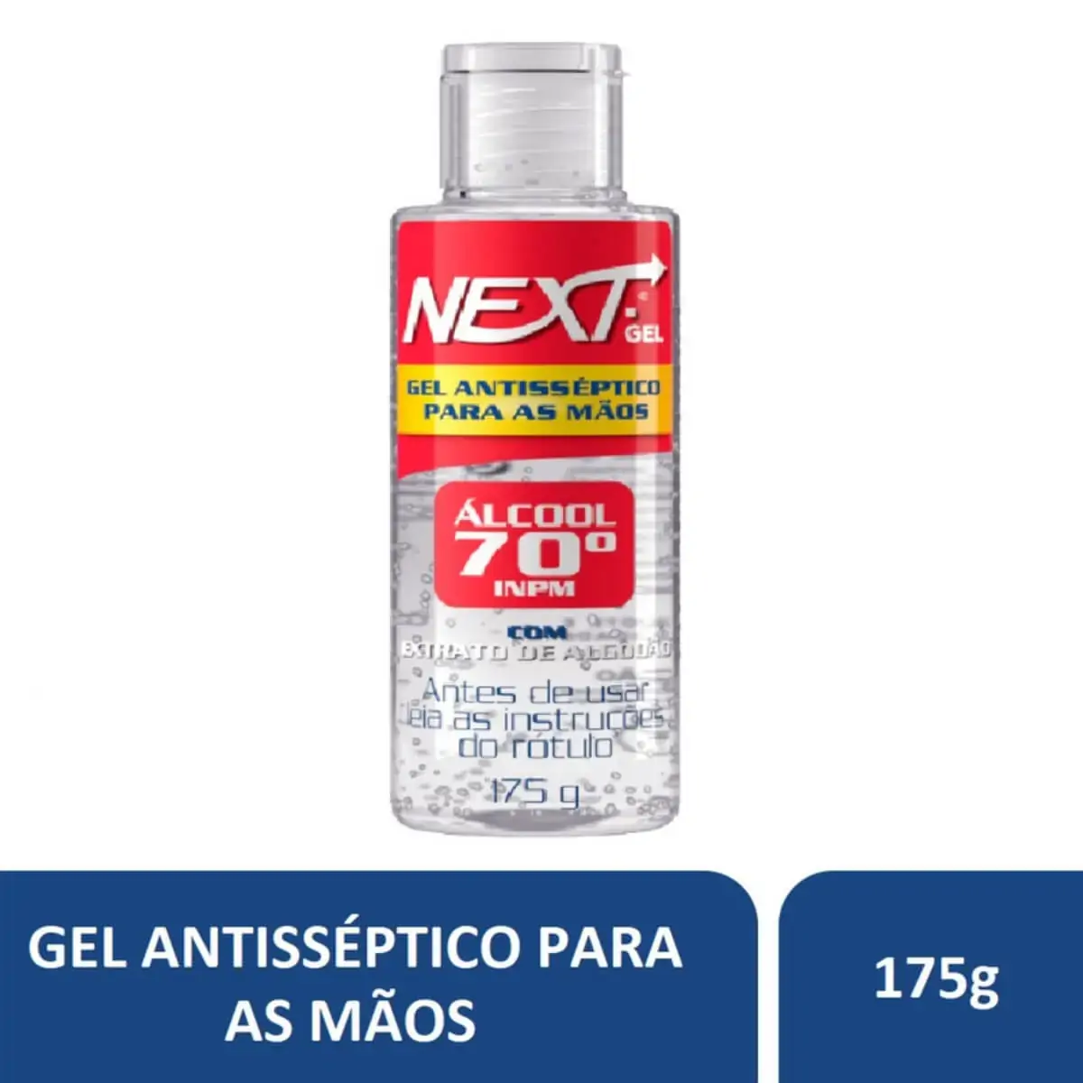 álcool Em Gel Para Mãos Next Algodão
