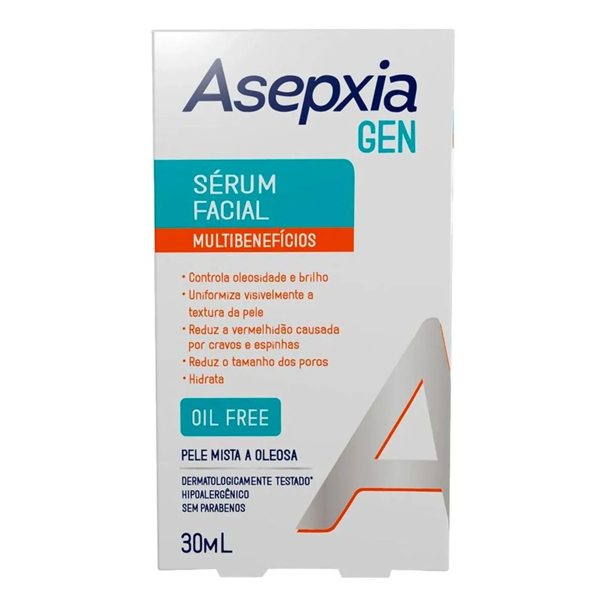 Sérum Facial Multibenefícios Asepxia Gen Caixa 30ml