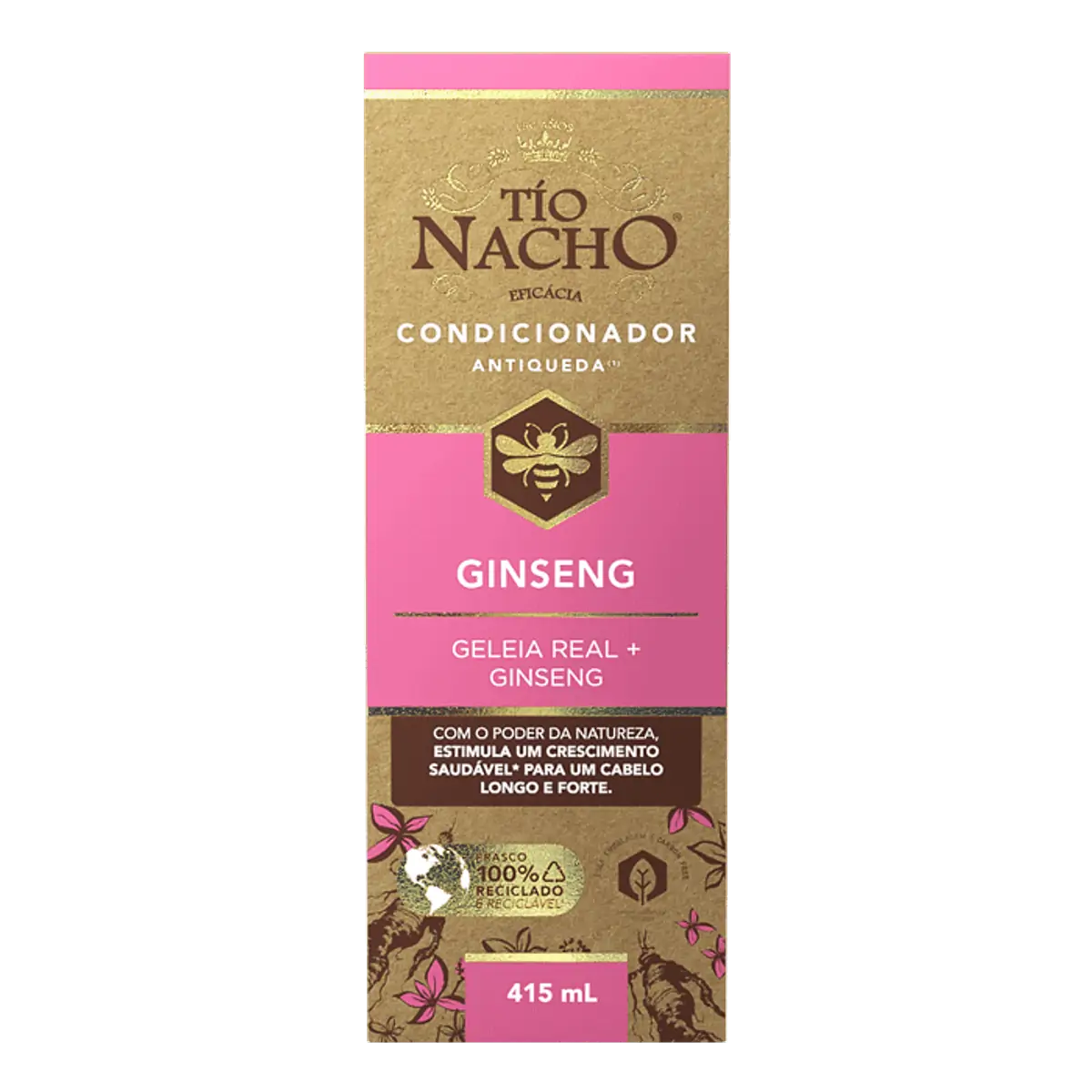 Condicionador Tío Nacho Antiqueda Ginseng Frasco 415ml