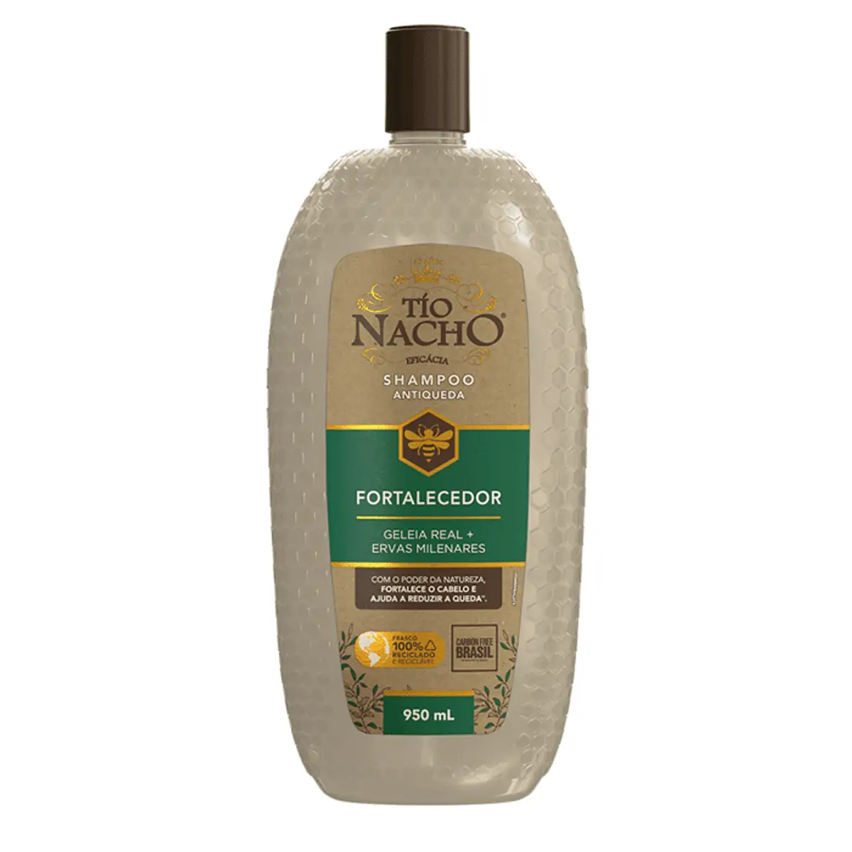 Shampoo Fortalecedor Tío Nacho Antiqueda Frasco 950ml