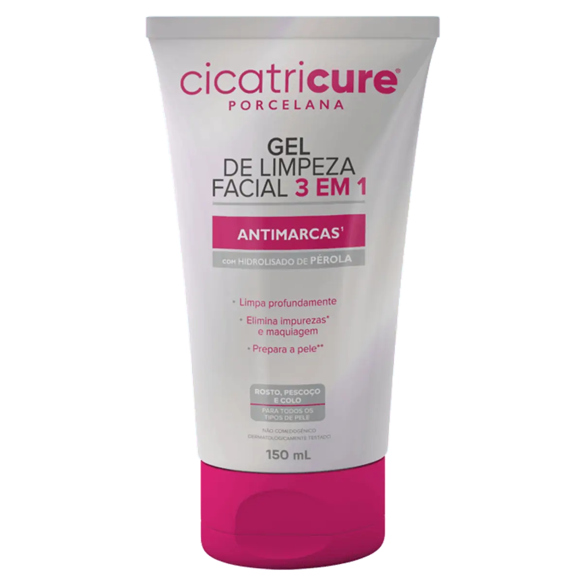 Gel De Limpeza Facial Antimarcas Cicatricure Porcelana Bisnaga 150ml