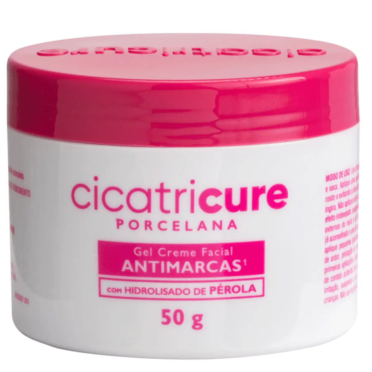 Gel Creme Facial Antimarcas Cicatricure Porcelana Caixa 50g
