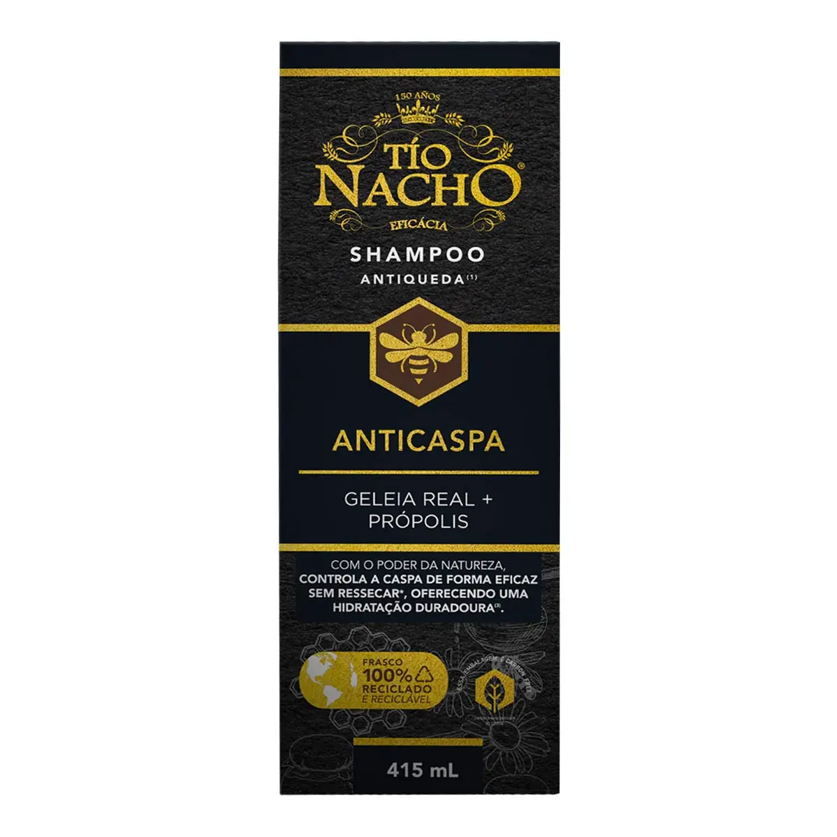 Shampoo Anticaspa Tío Nacho Antiqueda Caixa 415ml