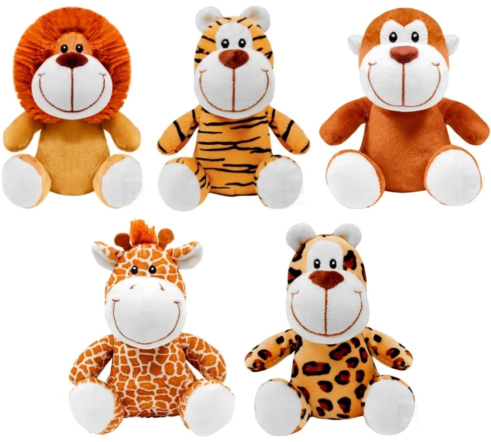 Pelucia Bichos Safari 20cm Sor Cod Bs1831 P Unik Toys