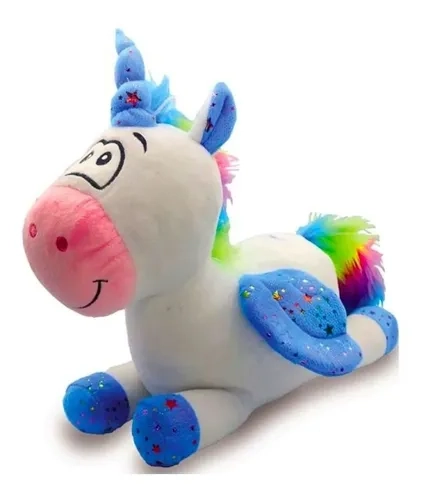 Pelucia Unik Toys Unicornio Sentado 35cm Cod 1842 G
