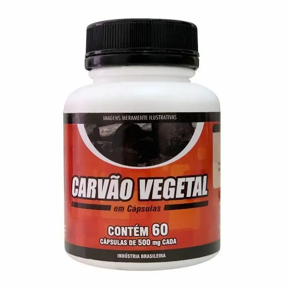 Carvão Gegetal 60 Caps